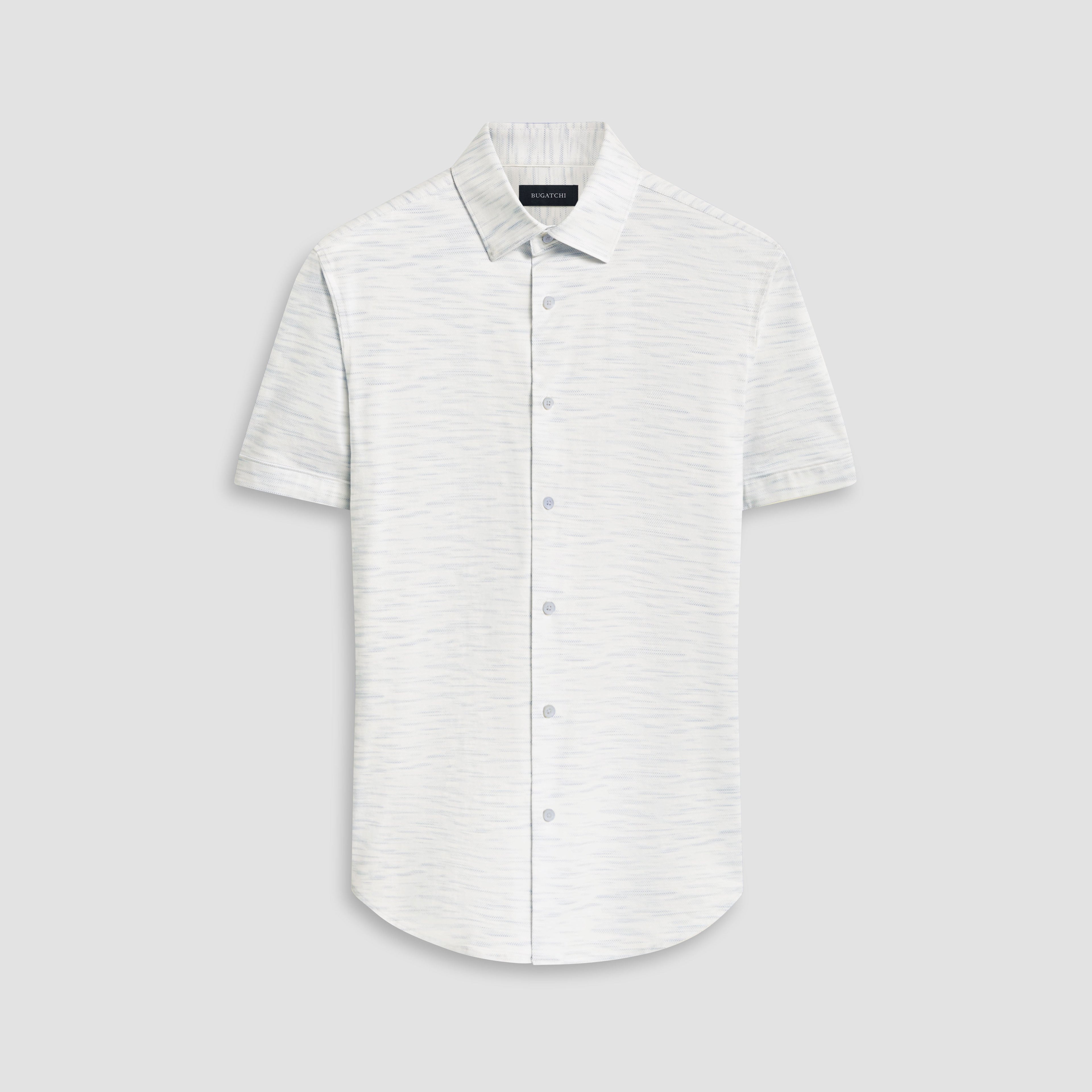 Miles Stitch Print OoohCotton Short Sleeve Shirt