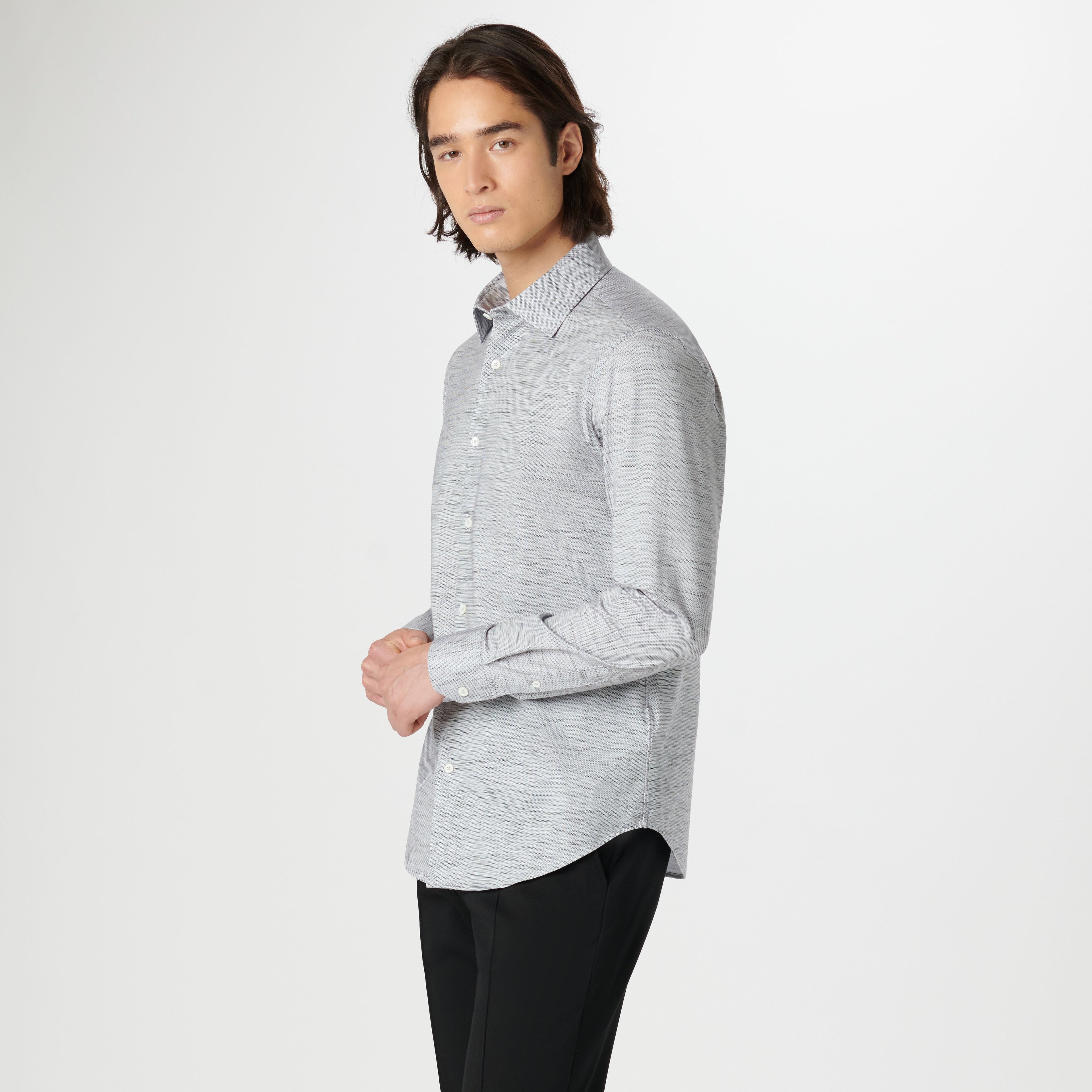 James Stitch Print OoohCotton Shirt