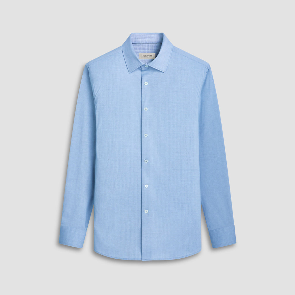 Jimmy Double Sided Herringbone/Check OoohCotton Shirt