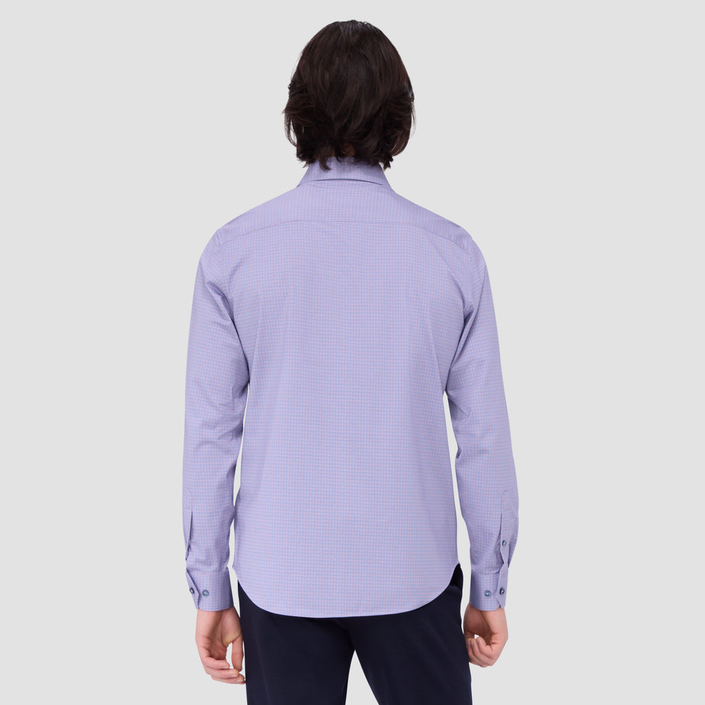 Jimmy Double Sided Geometric/Solid OoohCotton Shirt