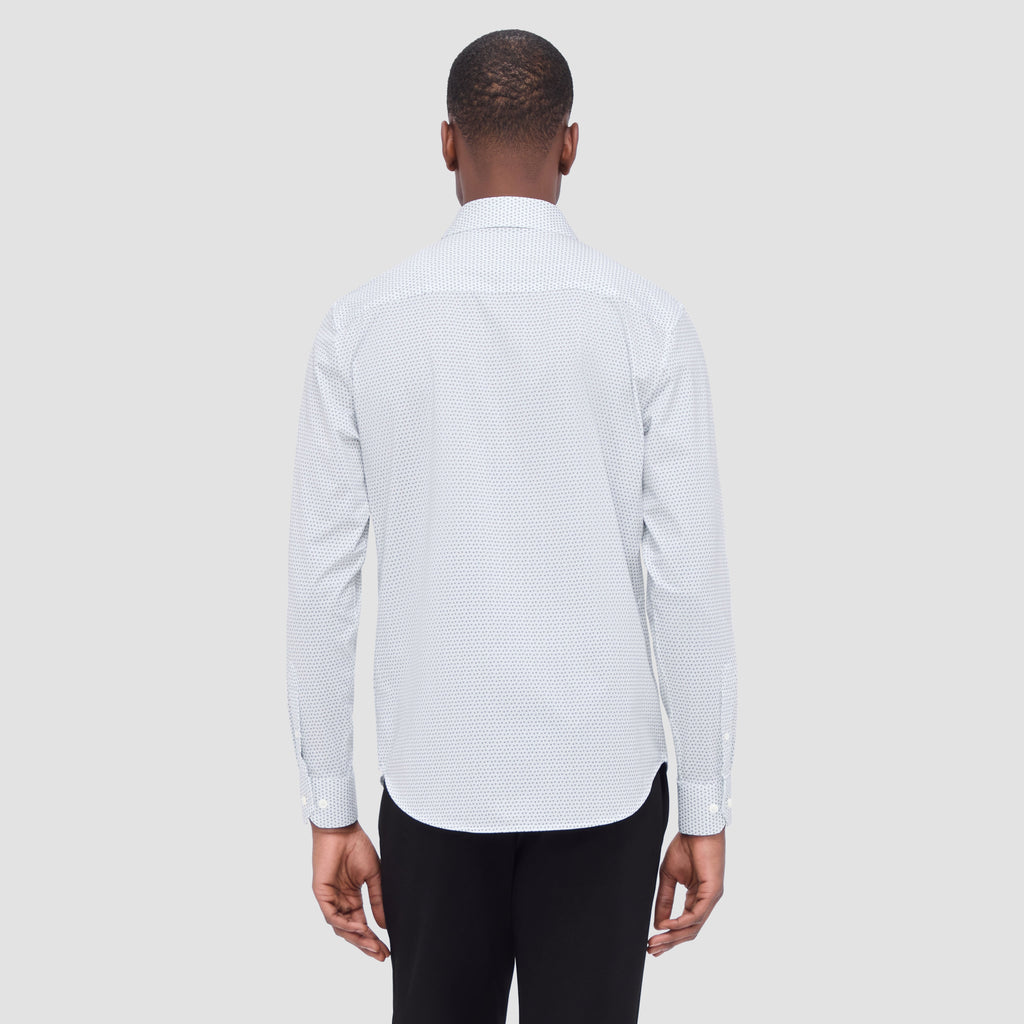 Jimmy Double Sided Micro Geometric/Solid OoohCotton Shirt