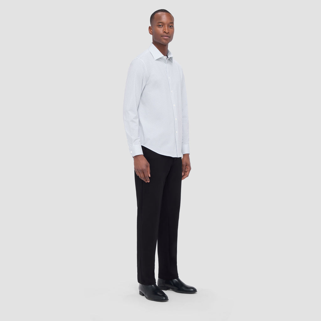 Jimmy Double Sided Micro Geometric/Solid OoohCotton Shirt