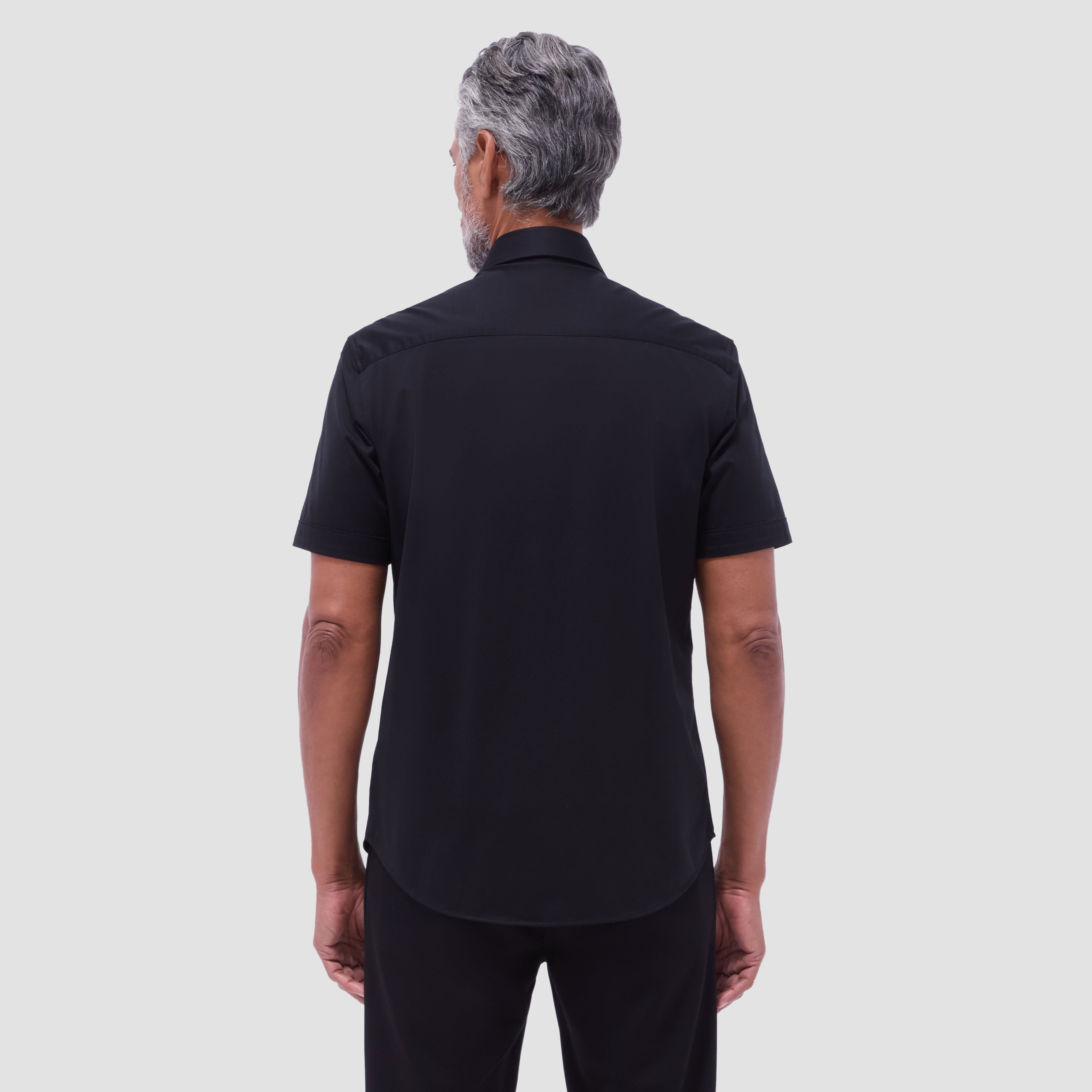 Miles Solid OoohCotton Short Sleeve Shirt