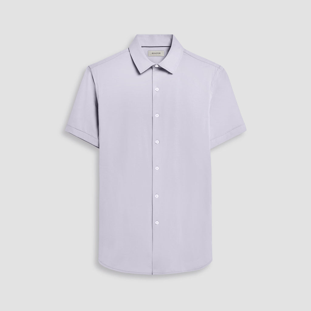 Miles Solid OoohCotton Short Sleeve Shirt