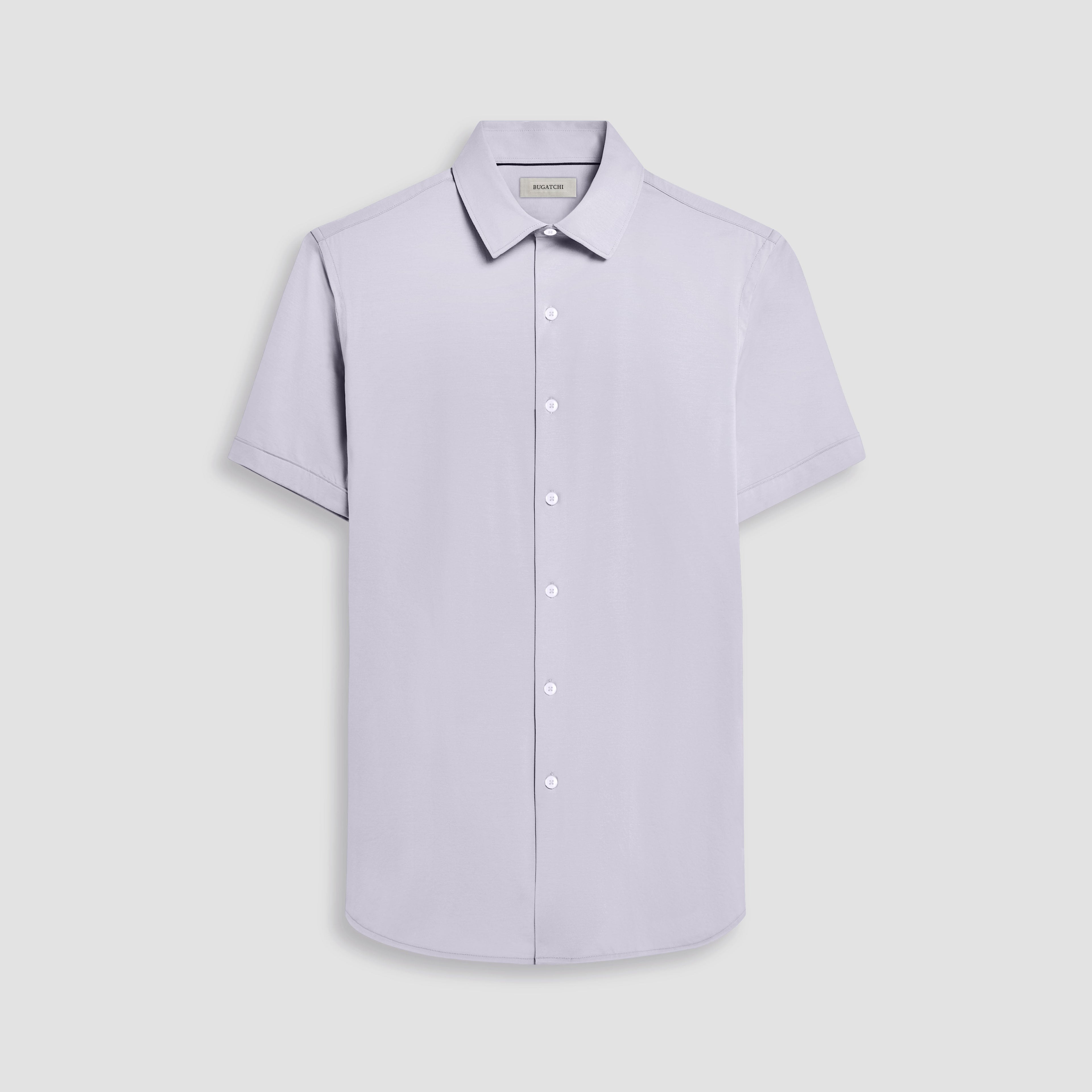 Miles Solid OoohCotton Short Sleeve Shirt
