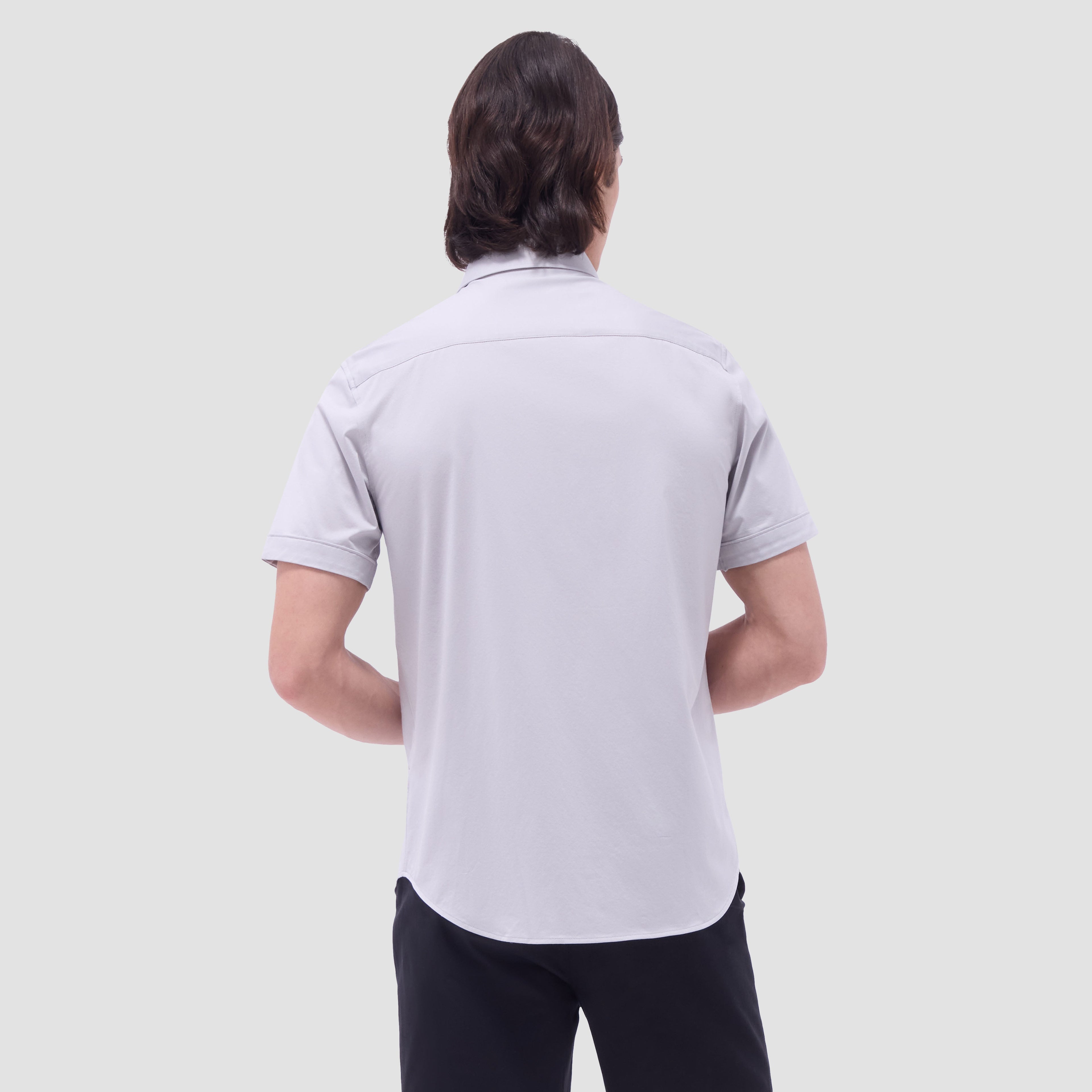 Miles Solid OoohCotton Short Sleeve Shirt