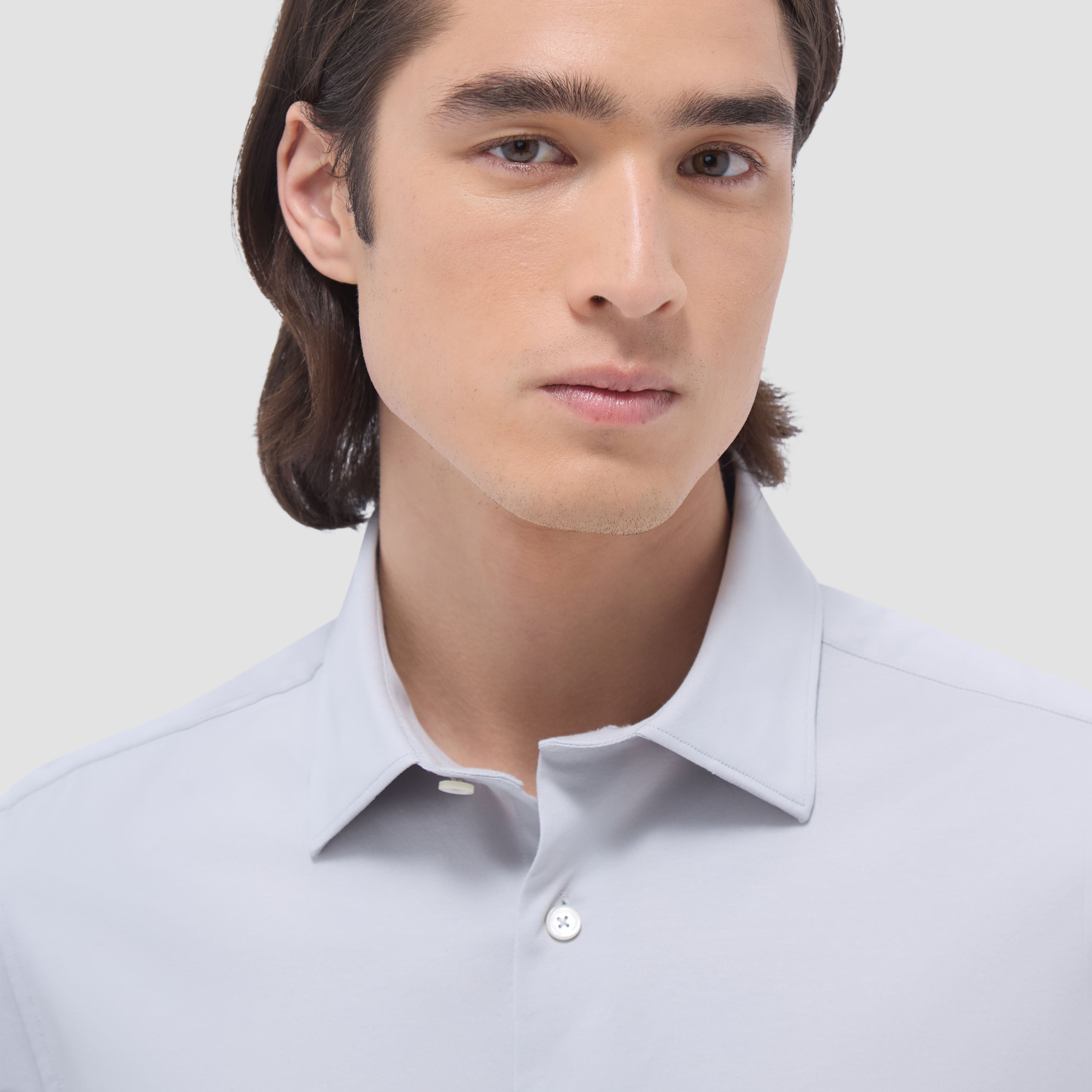 Miles Solid OoohCotton Short Sleeve Shirt