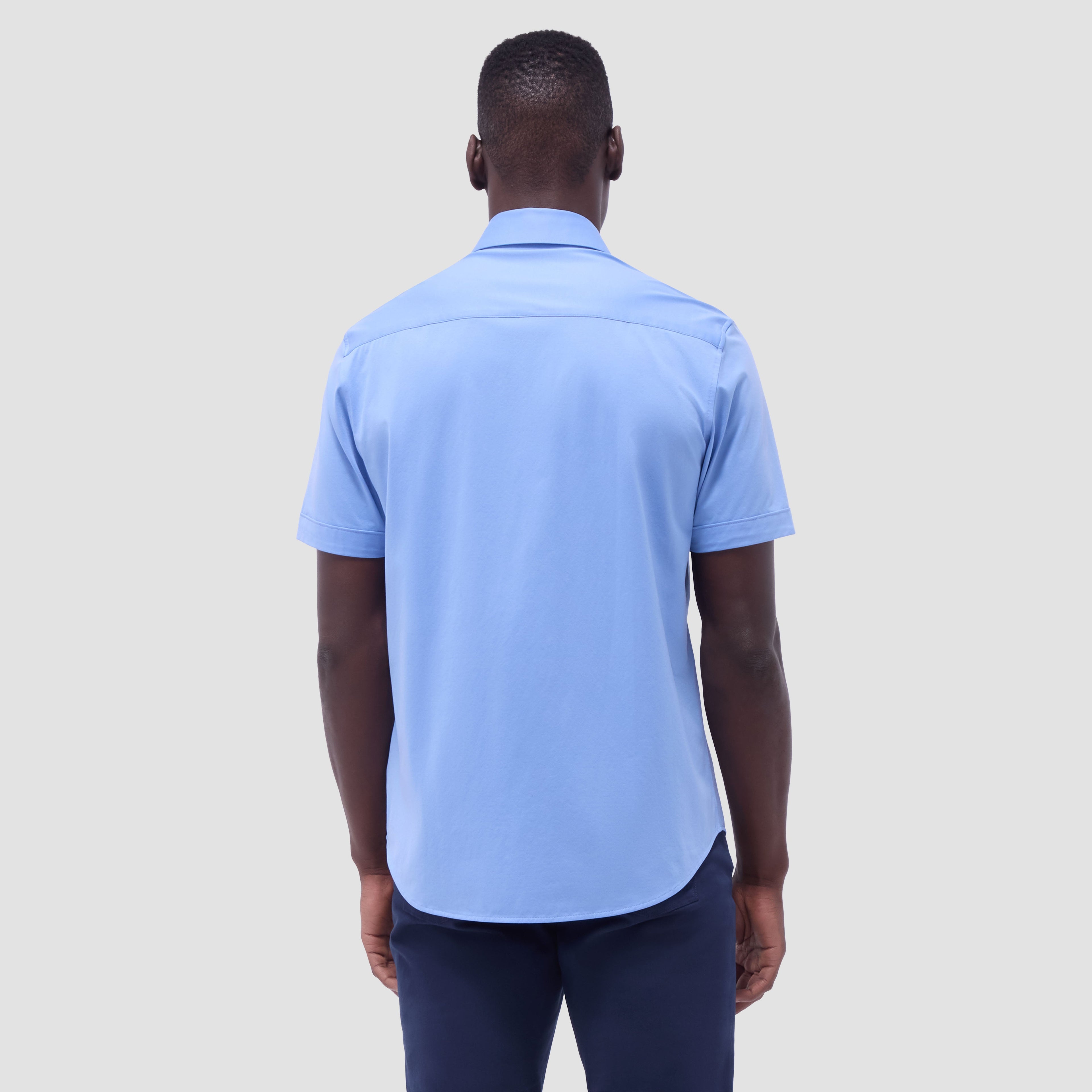 Miles Solid OoohCotton Short Sleeve Shirt