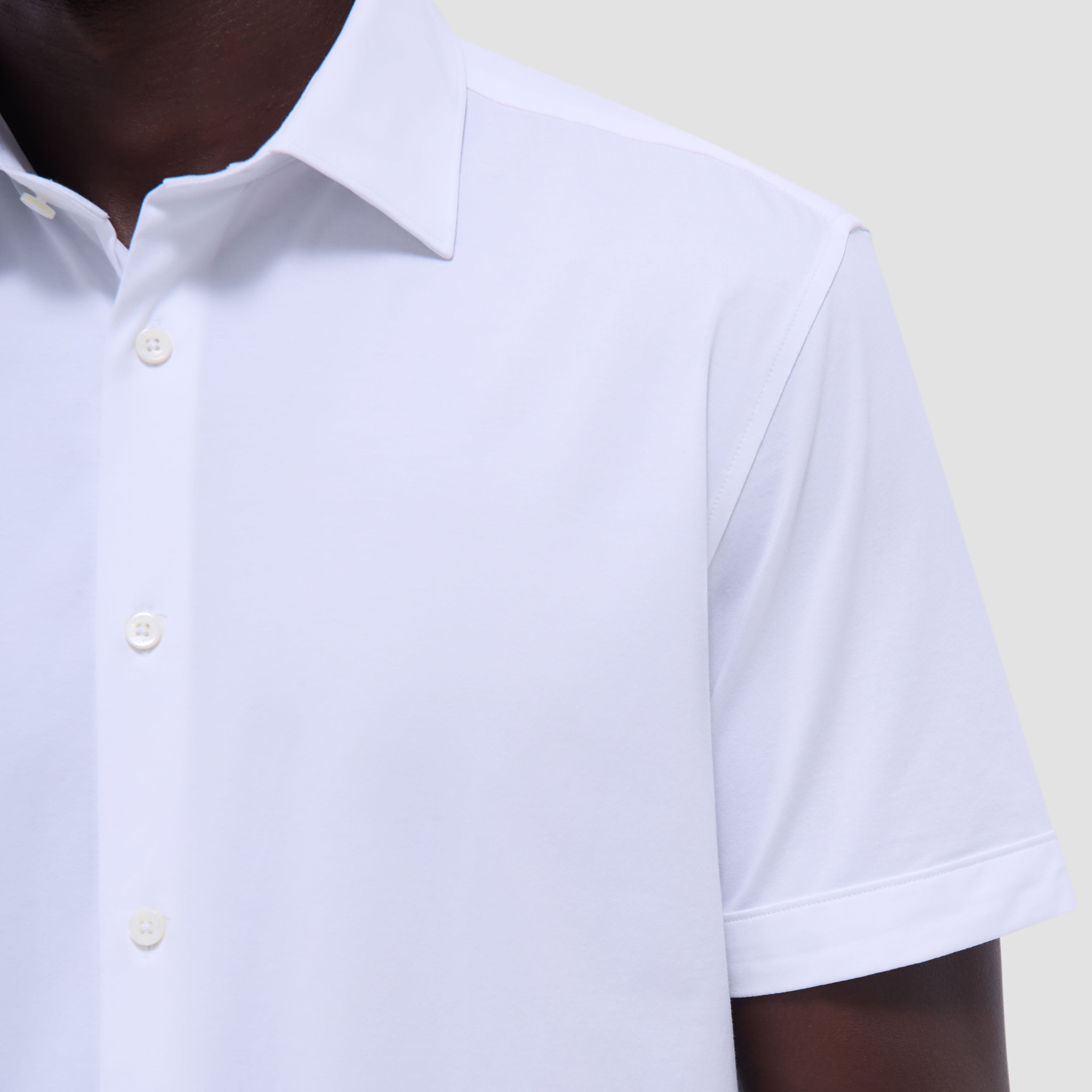 Miles Solid OoohCotton Short Sleeve Shirt