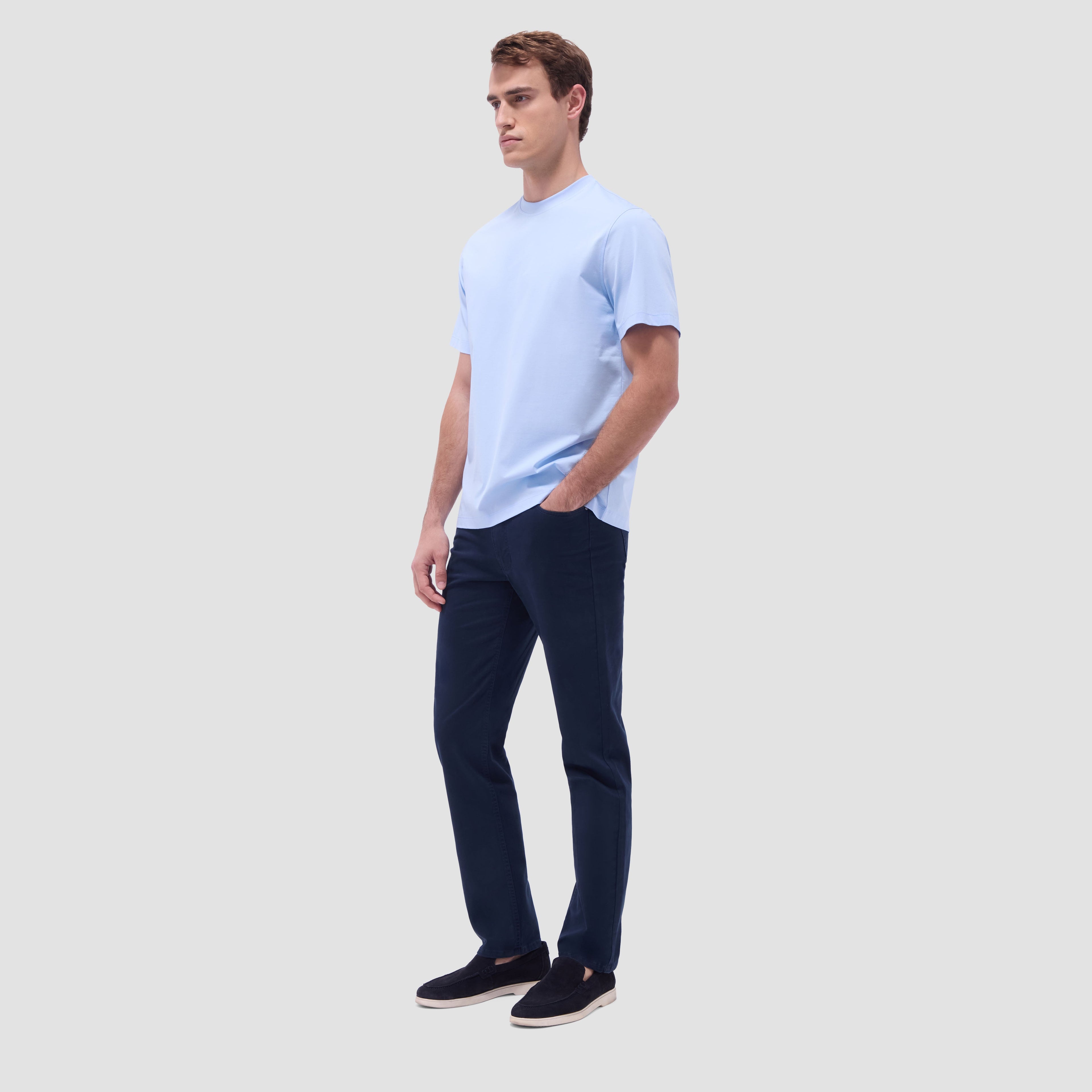 Rufus Solid OoohCotton Crew Neck T-Shirt